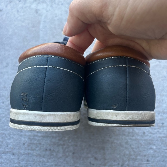 Imperfect men’s oxford inspired denim style shoes Rivera 01 Marc New York size 7 - Picture 10 of 16